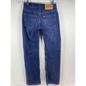 Levi's 505 Blue Denim Classic Fit Vintage Jeans Boy's Size 10 23x25 Slim